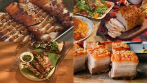 Ba Chỉ Heo Quay Chấm Xốt Thái